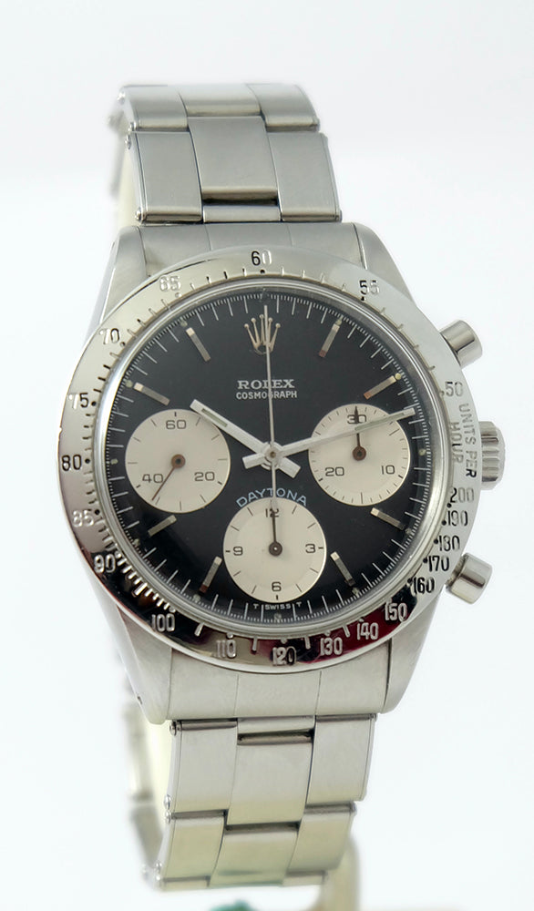 Rolex Daytona 6239 Black Dial Blueberry Daytona Circa 1968