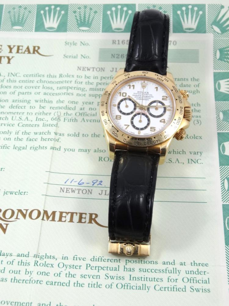 Rolex Daytona ''6'' inversé Or jaune Réf 16518 Full Set