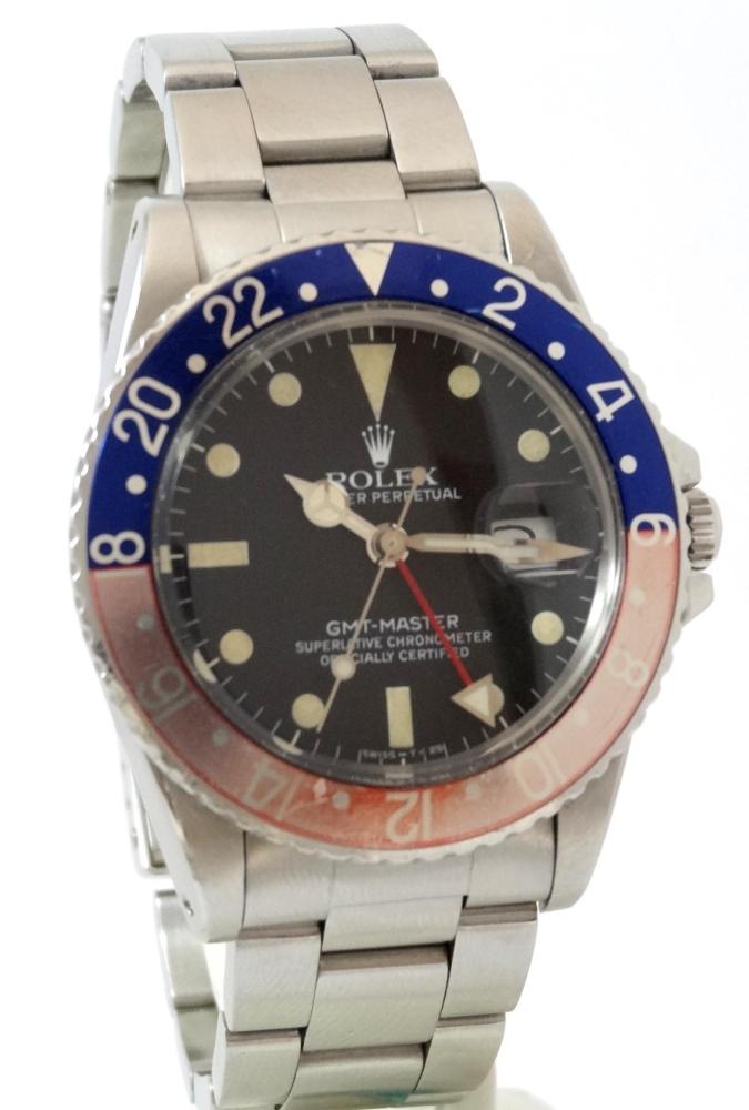 Rolex GMT lunette Pepsi Circa 1983