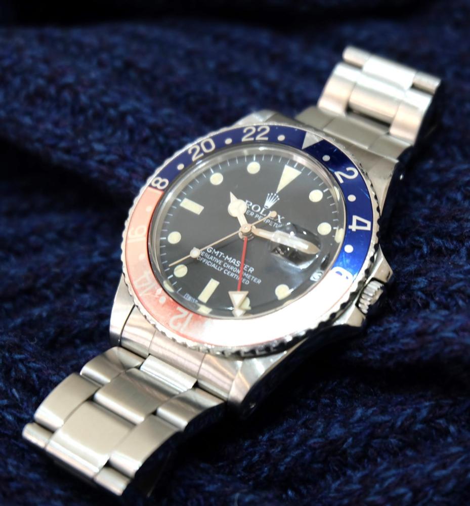 Rolex GMT lunette Pepsi Circa 1983