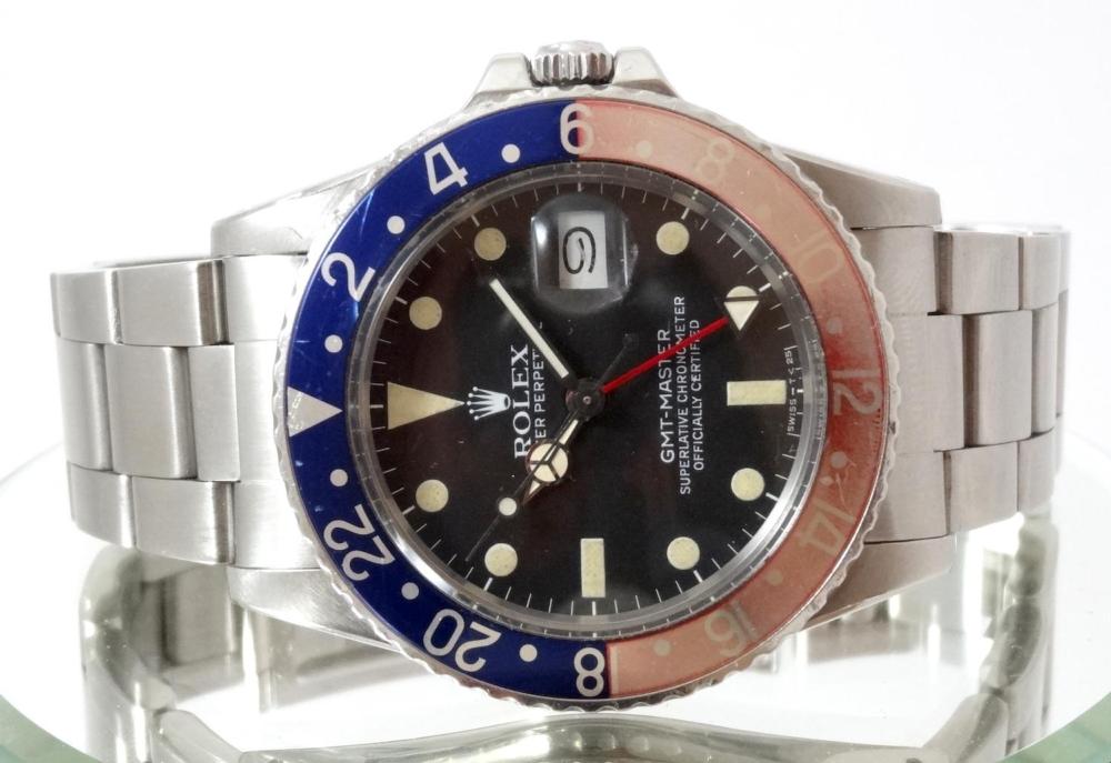 Rolex GMT lunette Pepsi Circa 1983