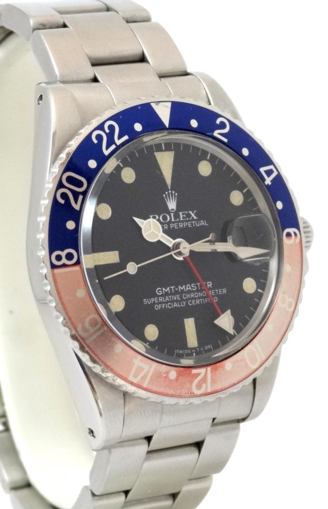Rolex GMT lunette Pepsi Circa 1983