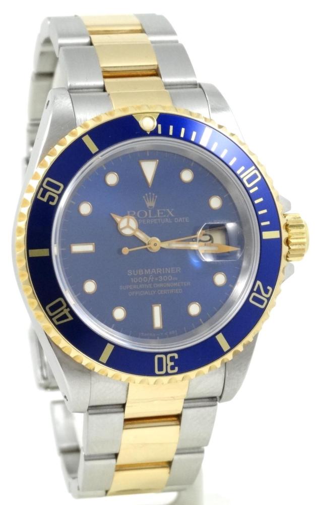 Rolex Submariner Or Acier Réf 16613 full Set