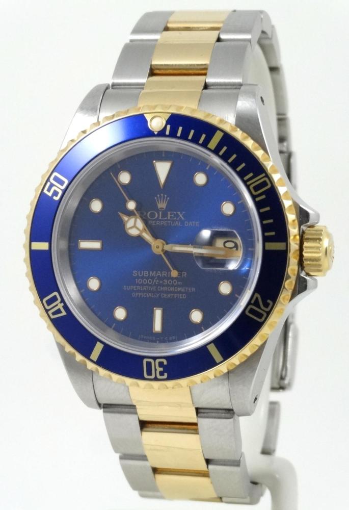 Rolex Submariner Or Acier Réf 16613 full Set