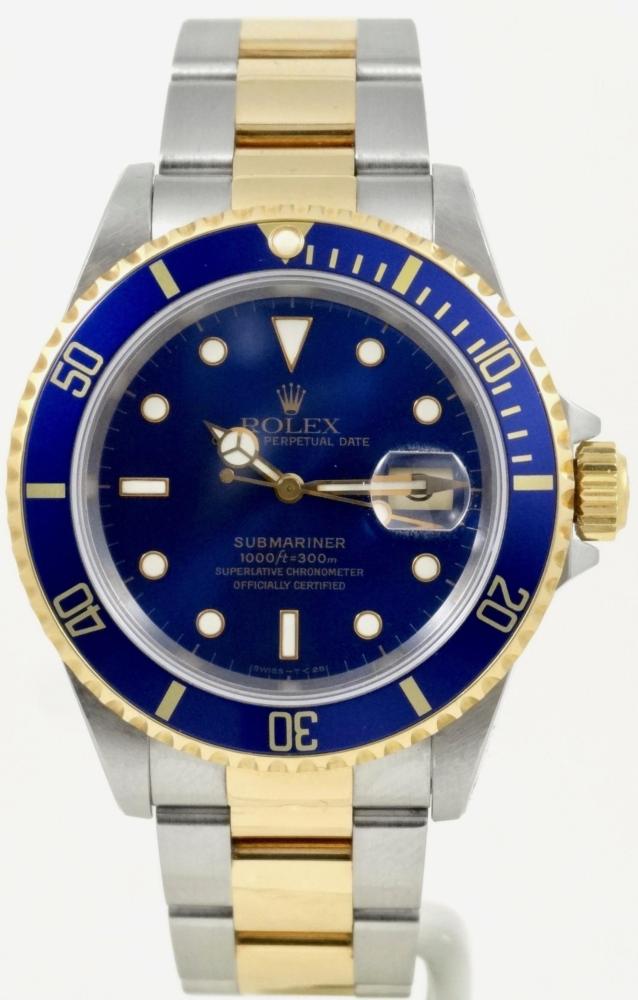 Rolex Submariner Or Acier Réf 16613 full Set