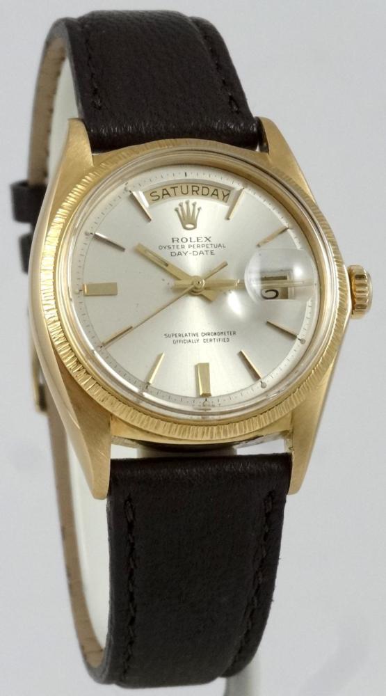 Rolex Day-Date Réf 1807 Lunette Striée Circa 1957