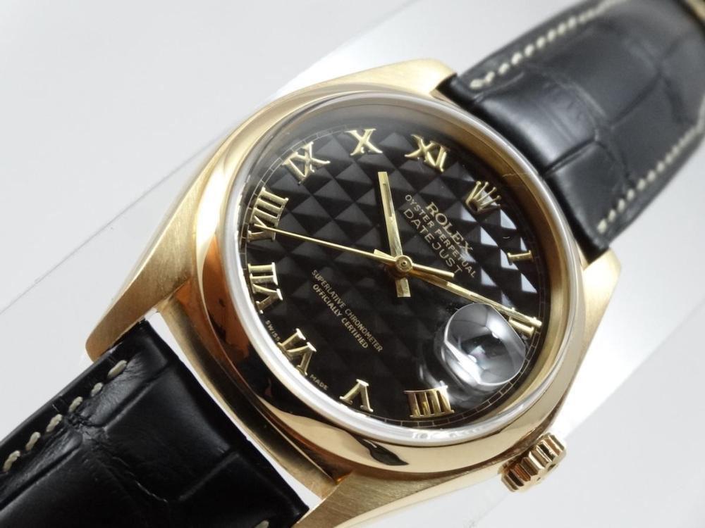 Rolex Datejust Cadran Pyramide Circa 1978 Boite & Papiers