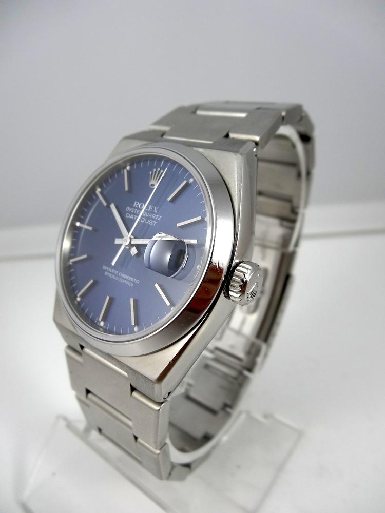 Rolex Oyster Quartz Cadran Bleu Jeans