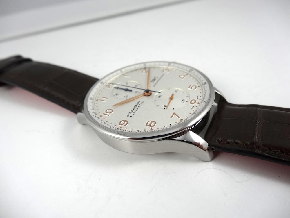 IWC Portugaise cadran crème index Or rose Papiers Révisions 2011