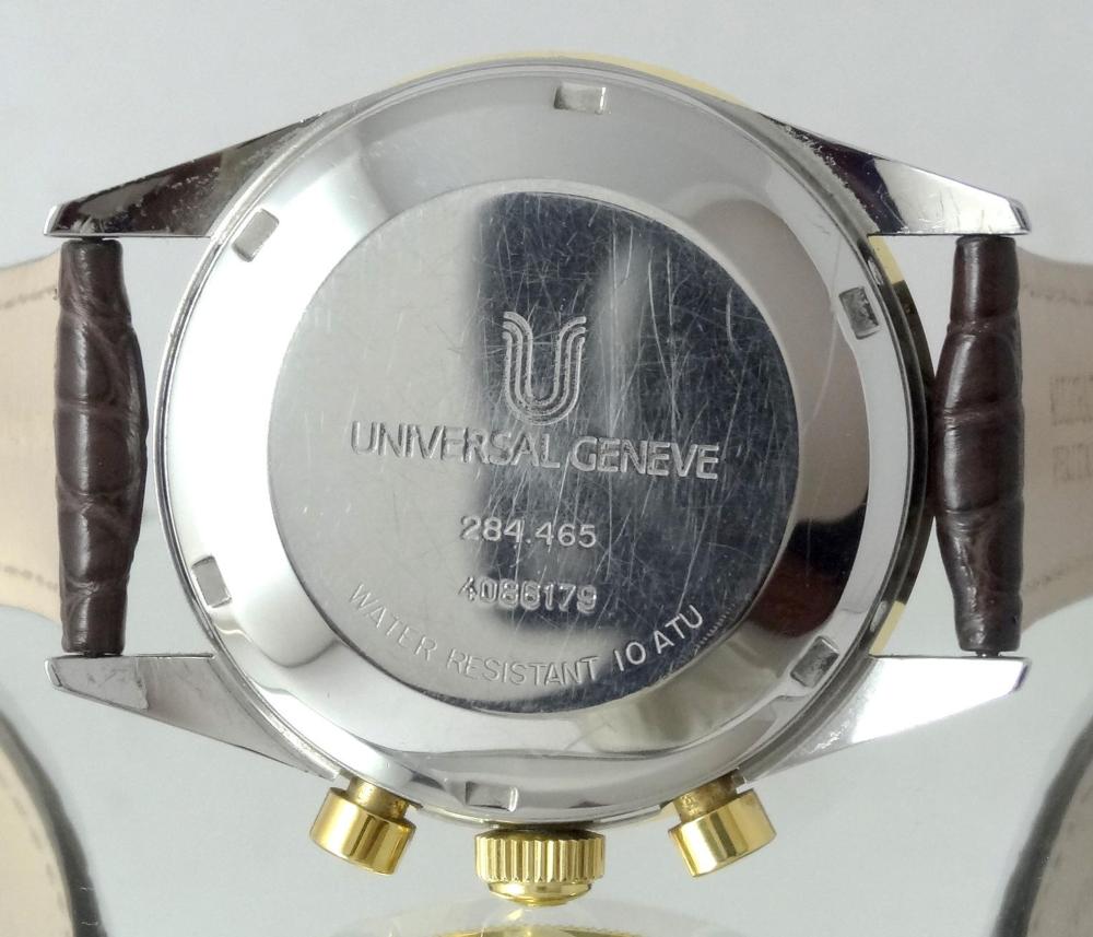 Universal Genève Chrono Compax Baby Nina Rindt Première main Jamais polie