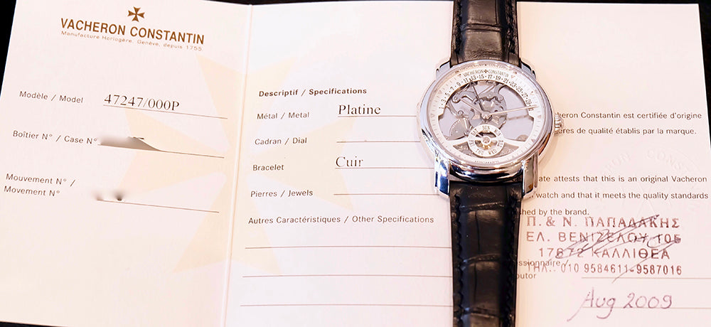 Vacheron Constantin Platine Malte Série Limitée 47247