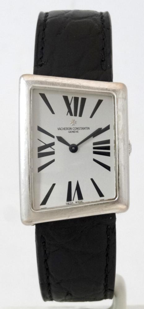 Vacheron Constantin Tank Asymetrique Or blanc full set