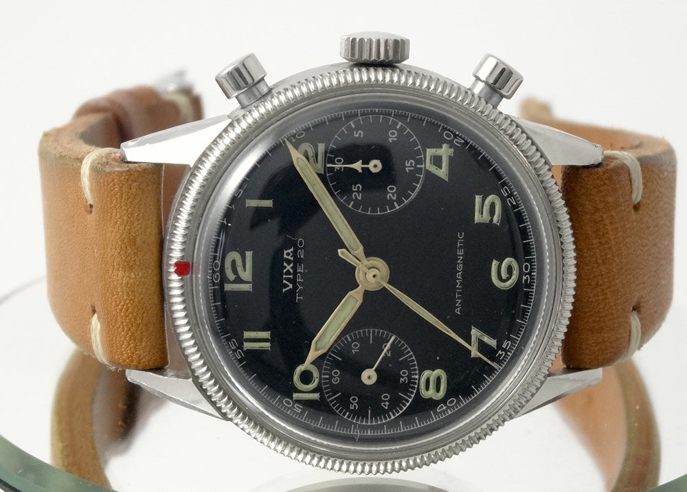 Vixa Chronographe Type XX Militaire Hanhart Flyback