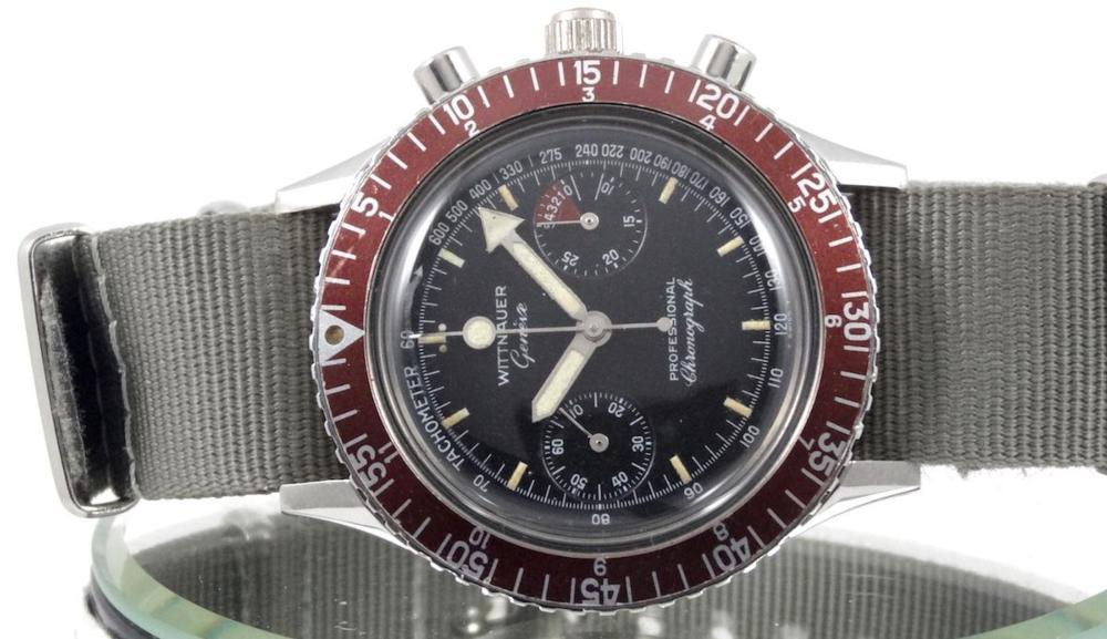 Wittnauer Chrono Compax Burgundy