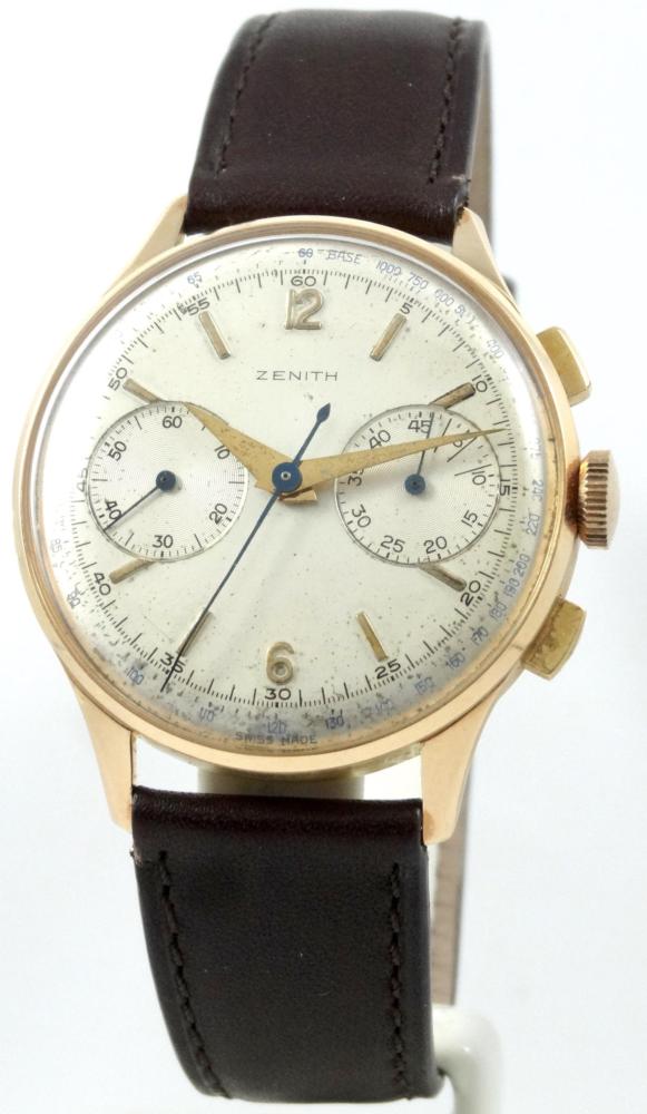 Zenith Chrono Or rose Grande Taille 37mm Jumbo