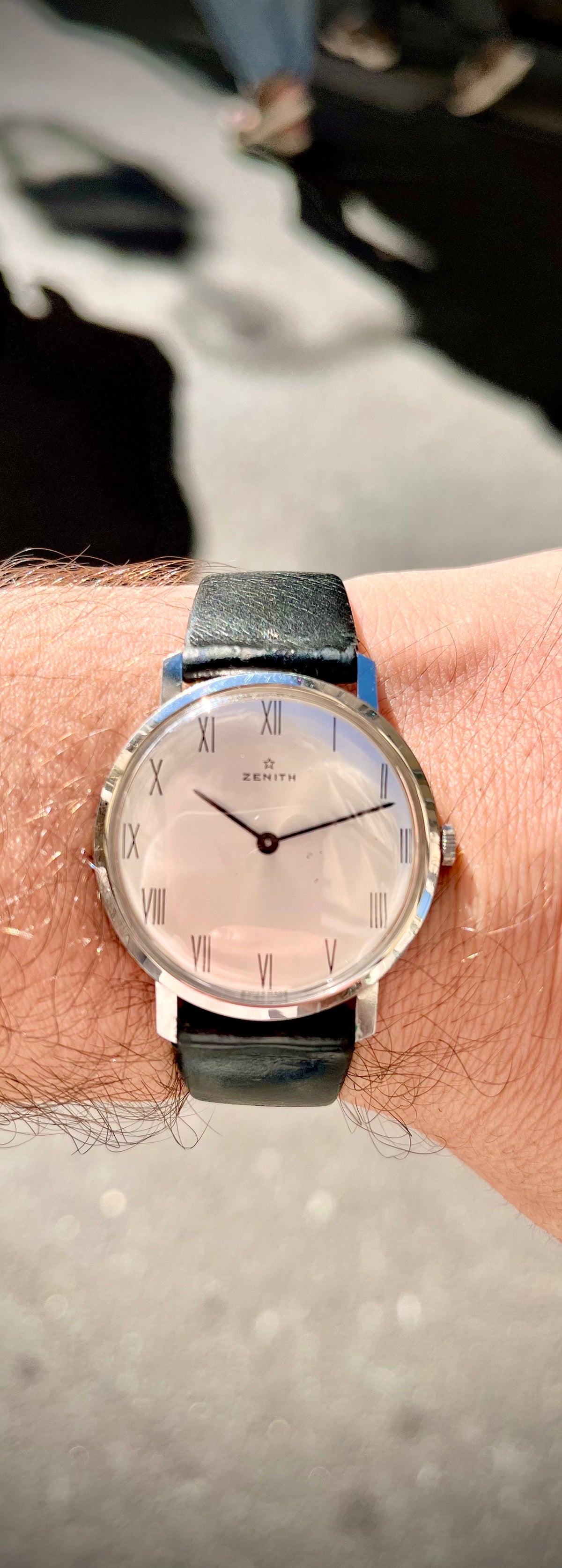 Zénith Stellina Solo tempo extra plate cadran Silver