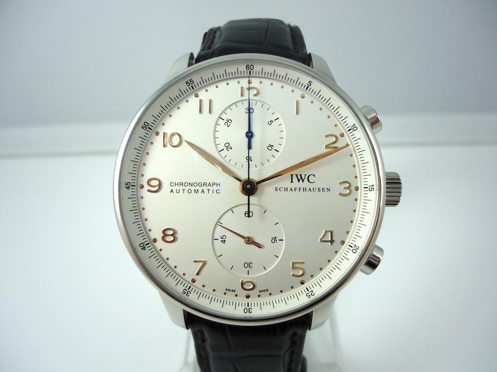 Portugaise Chronographe Acier/Cuir Réf.IW371401