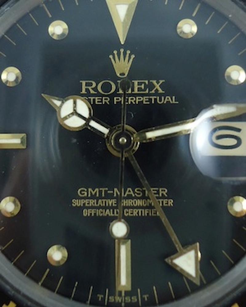 Rolex GMT or et acier référence 1675