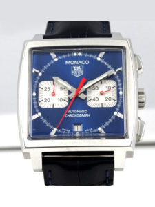 Tag Heuer Monaco acier sur cuir