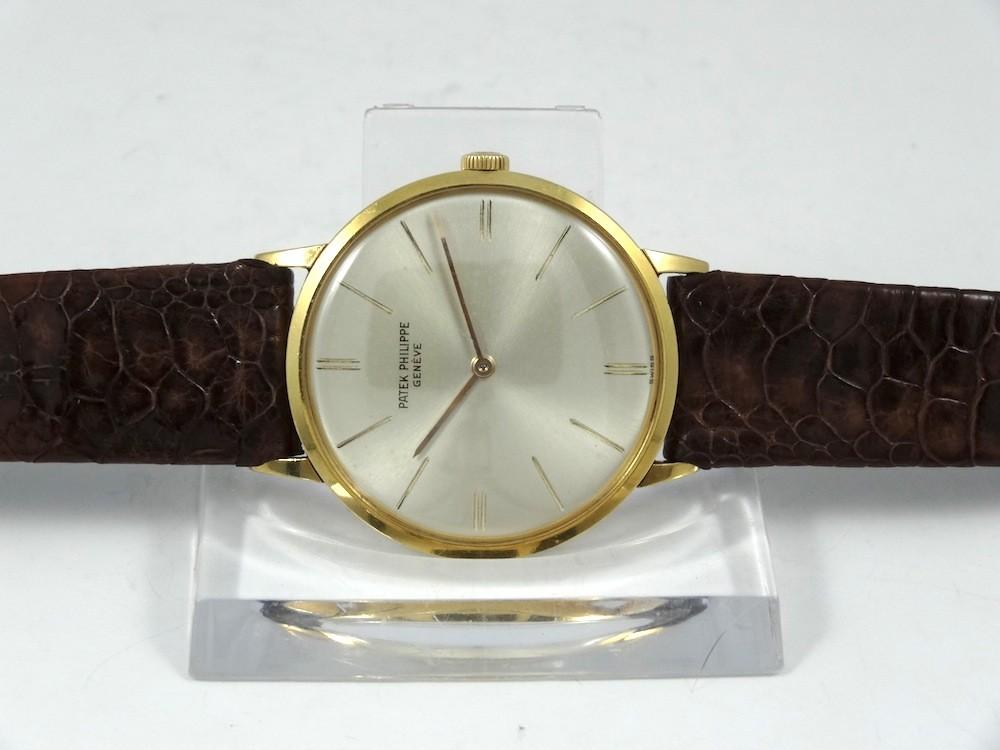 Patek Philippe Ref 3468 Calatrava Solo Tempo or jaune mecanique 34mm Montres Mania