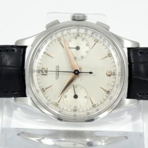 Jaeger Lecoultre Chrono 2 compteurs Acier Années 50