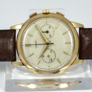 Lemania Chrono Compax or jaune 36mm
