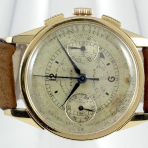 Zenith Compur Chrono 2 compteurs Yellow Gold 35mm