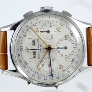 Baume & Mercier Chrono Triple Date Circa 1950 Révisée