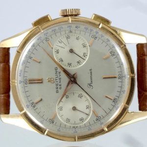Breitling Chrono Bi- Compax Or rose Circa 1950