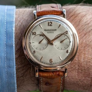 Jaeger-LeCoultre Futurematic en or rose Grande Taille Circa 1950