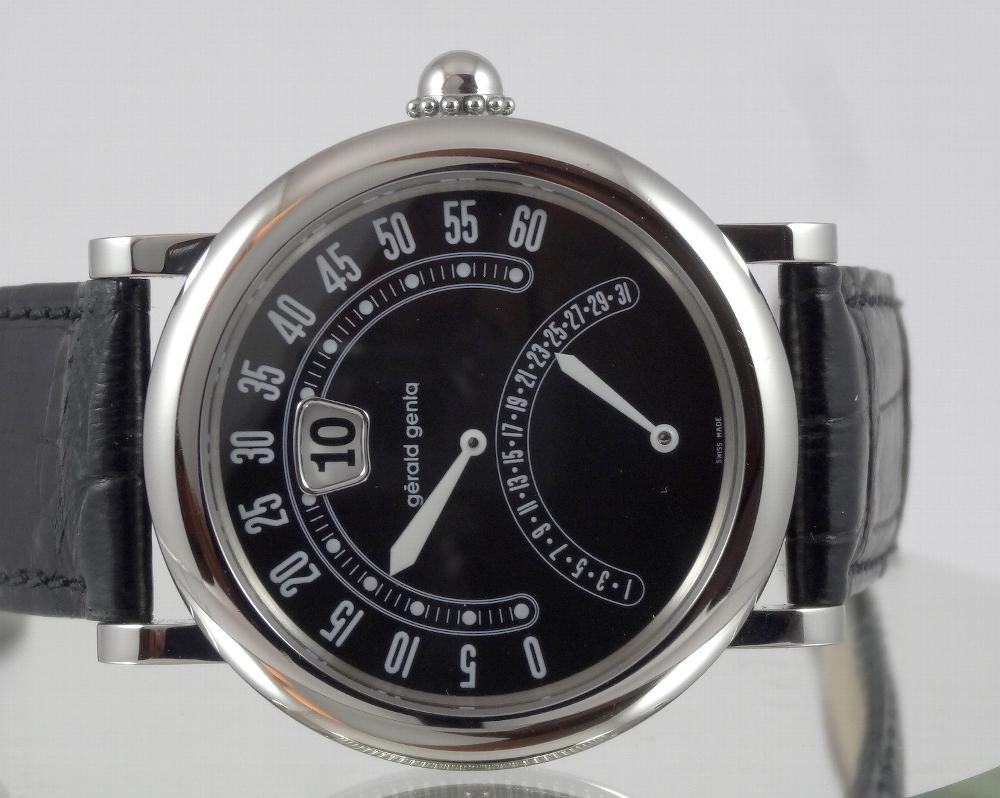 Gerald Genta Bi Retro Jumping Hour Boite Papiers Montres Mania