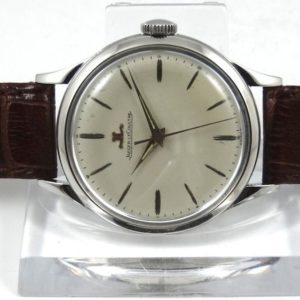 Jaeger-LeCoultre style Calatrava cadran argent avec PAPIER d'origine
