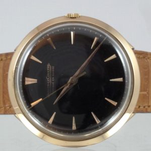 Jaeger-LeCoultre Style Calatrava or rose Cadran noir anses invisibles
