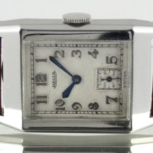 Jaeger-LeCoultre Uniplan Acier Circa 1930 Art Deco