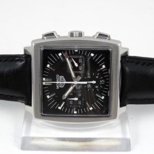 TAG Heuer Monaco chrono Noir ''Steve Mc Queen'' Boite & Papiers