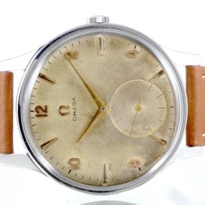 Omega Calatrava Ref 2505 Oversize Circa 1950 Honey Comb