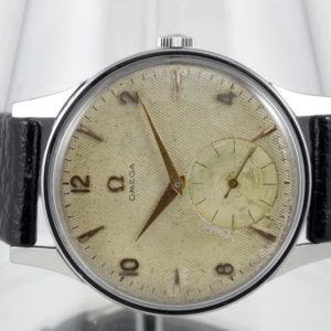 Omega Calatrava Style Réf 30T2 Jumbo cadran nid d'abeilles