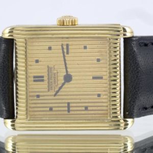 Patek Philippe Carré Or jaune Cadran strié