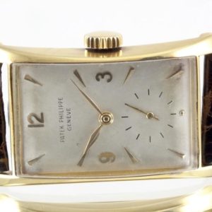 Patek Philippe Rectangulaire Curvex Hour Glass Circa 1948