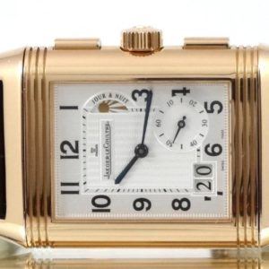 Jaeger Lecoultre or rose Grande Reverso GMT