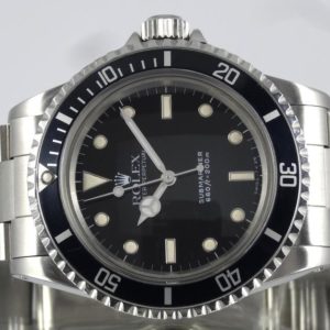 Rolex SubmarinerRéf 5513 index cercles Papiers de révision Rolex