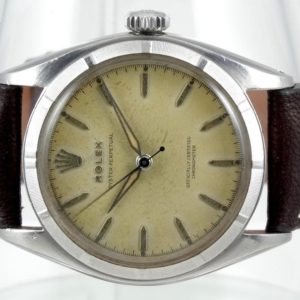 Rolex Oyster Bubble Back lunette Striée Année 1953