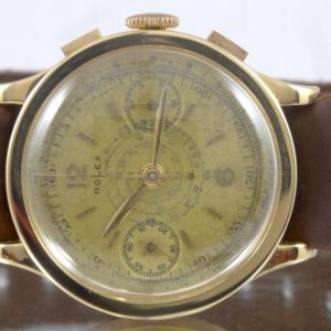 Rolex Chrono Or Jaune Circa 1930