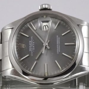 Rolex Date Gris souris Réf 1500 Circa 1970