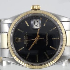 Rolex Datejust Cadran noir laqué Circa 1962