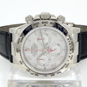 Rolex Daytona or Blanc Cadran Meteorite Boite & Papiers