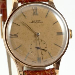 Rolex Calatrava Or Rose Chronomètre Papiers d'origine
