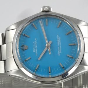 Rolex Oyster cadran Bleu Tiffany 34mm Automatic