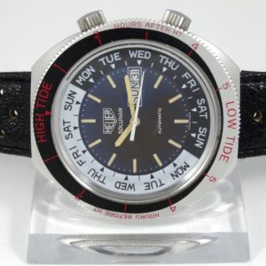 Heuer Solunar Réf 279 603 ''Cadran Chocolat''Unique