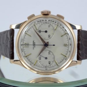 Universal Genève Chrono Compax Grande Taille 38mm or rose